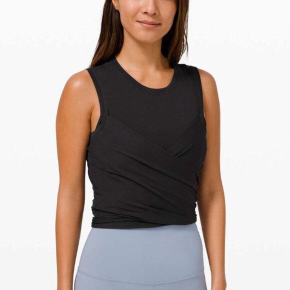 Lululemon Gather and Grow Tank Black Size 4 - Picture 1 of 6